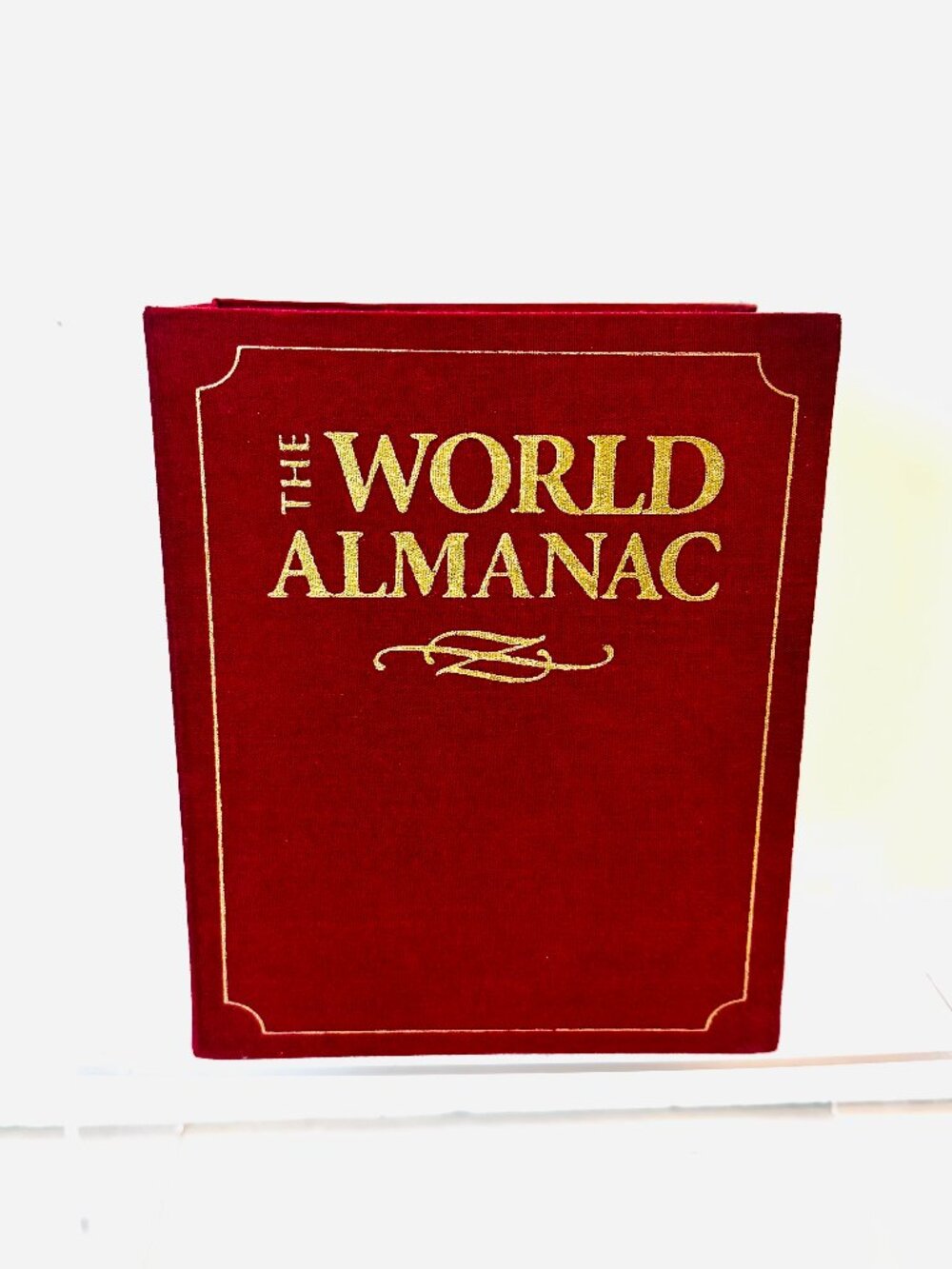 Vtg 3 Digit Combination Lock Book Safe "The World Almanac"